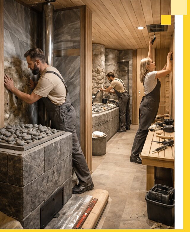 Строительство бань и SPA процедур в Раменском под ключ и отделкой