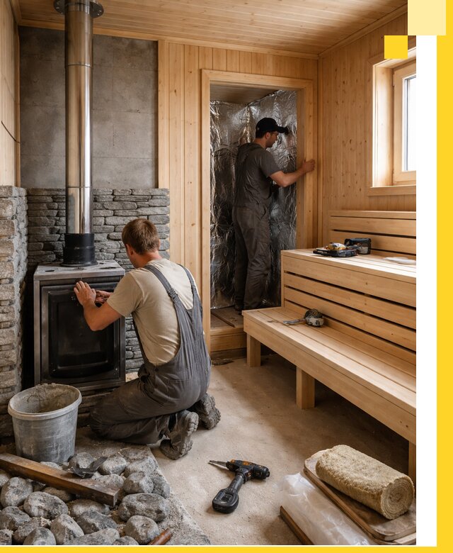 Строительство и изготовление бань под ключ в Раменском