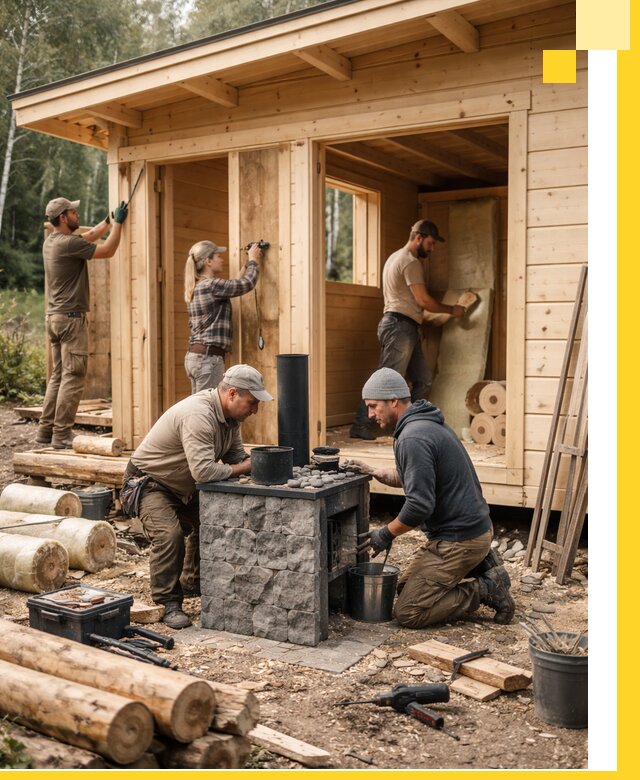 Купить баню под ключ в Раменском строительство монтаж отделка