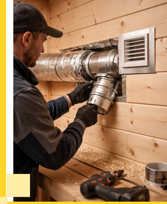 Монтаж вентиляции бани в Раменском от 12167 р. | ЭриданРмн