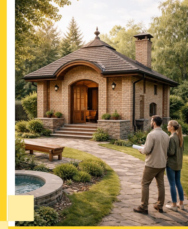 Проект кирпичной бани в Раменском от 30417 р. | ЭриданРмн