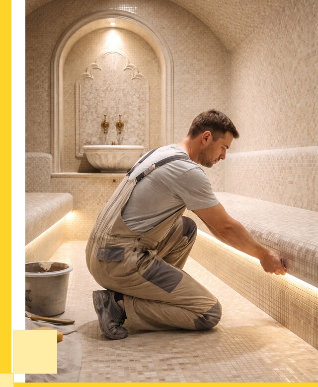 Отделка хамамов под ключ в Раменском от 5576 р. | ЭриданРмн