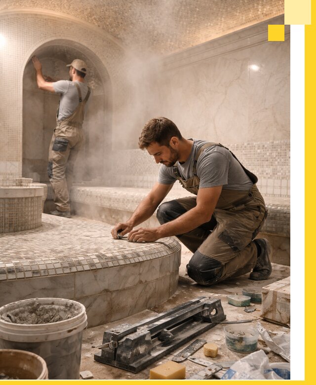 Профессиональный дизайн хамама и SPA под ключ в Раменском