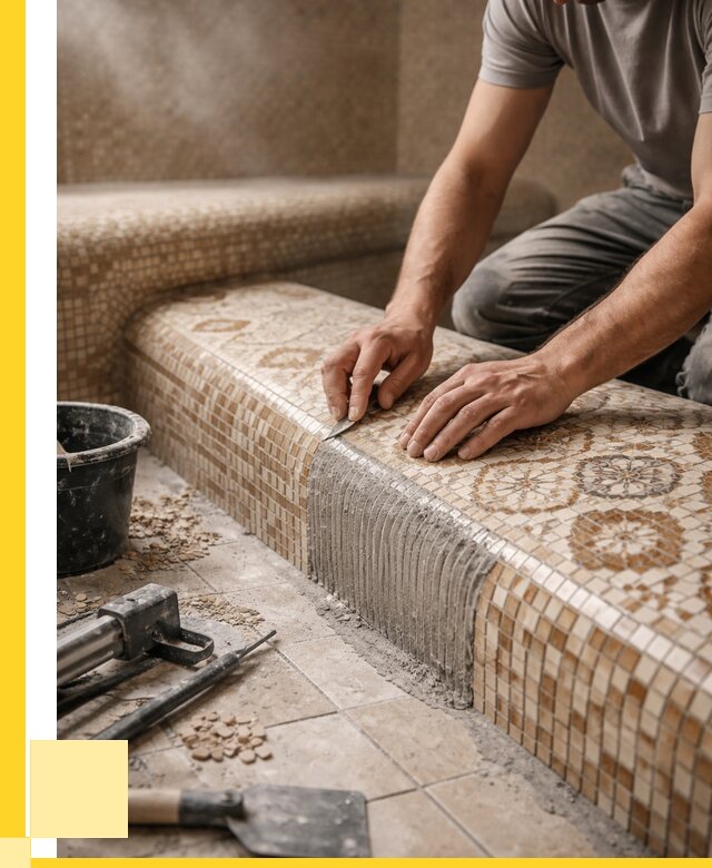 Плитка для хамама под ключ в Раменском от 3549 р. | ЭриданРмн