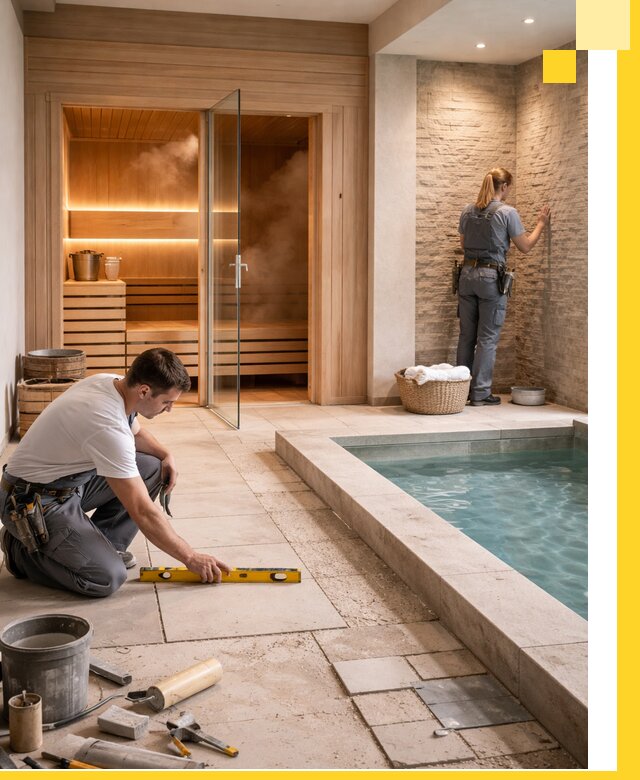 Комплексный дизайн и отделка интерьеров SPA под ключ в Раменском